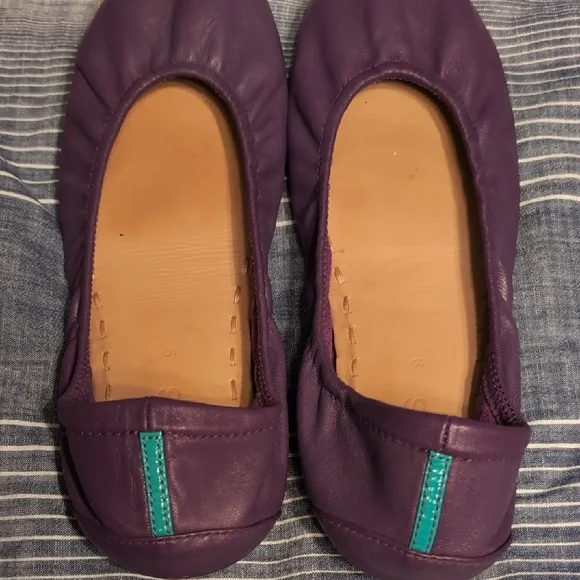 Lilac Purple Ballet Flats with Box and Pouch - Picture 4 of 5